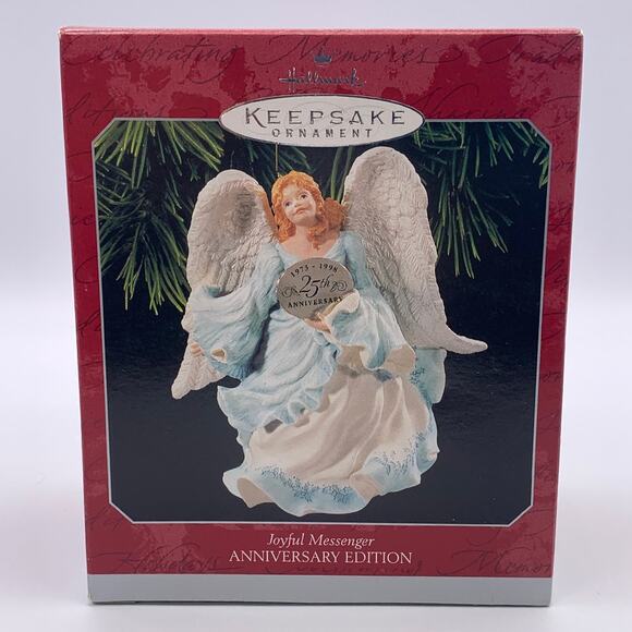 Hallmark Keepsake 1998 Joyful Messenger Angel Christmas Ornament in Box - Picture 1 of 6
